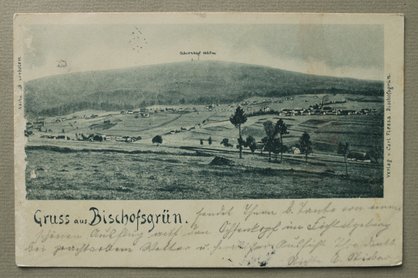 Postcard PC Bischofsgruen / 1900